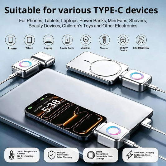 Smart Auto Power-Off Fast Charging Adapter for Efficient Charging